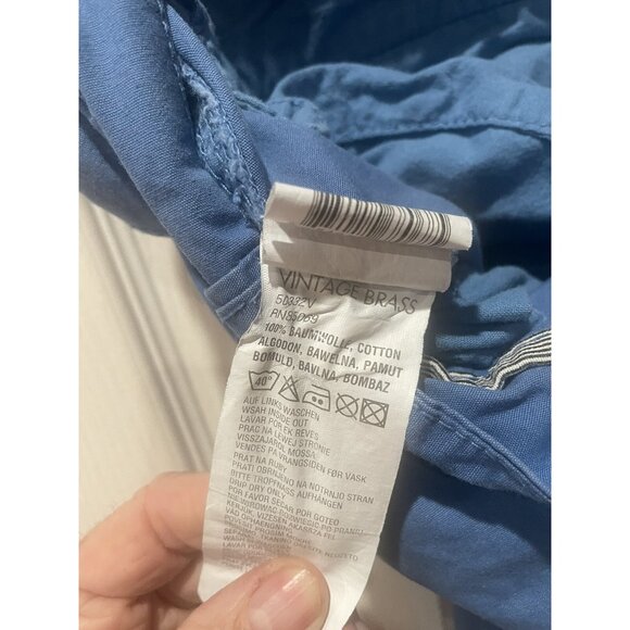 Vintage Brass Brand-French Blue Jeans- Cotton 32x32” - Picture 13 of 15